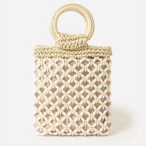 Lele Sadoughi Beschcomber Beaded Crochet mini tote - NWT!!